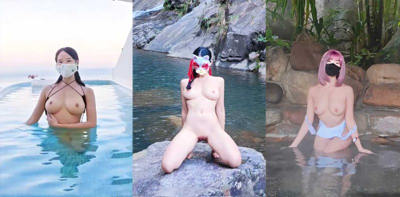 巨乳御姐 Moon 户外露出合集 性感比基尼泳池露奶 化身猫女郎笼中裸舞 草地艺术风秀胴体超级诱人！-51吃瓜网